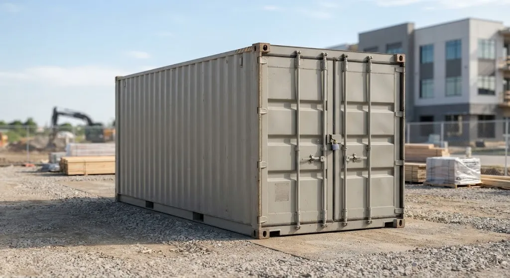 20ft storage container from our Merced fleet
